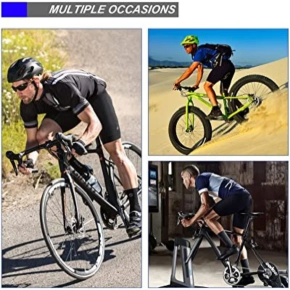 NWT SKYSPER Bike Shorts Men 4D Padded Cycling Shorts Half Bike Pants Biking MTB - Picture 8 of 9